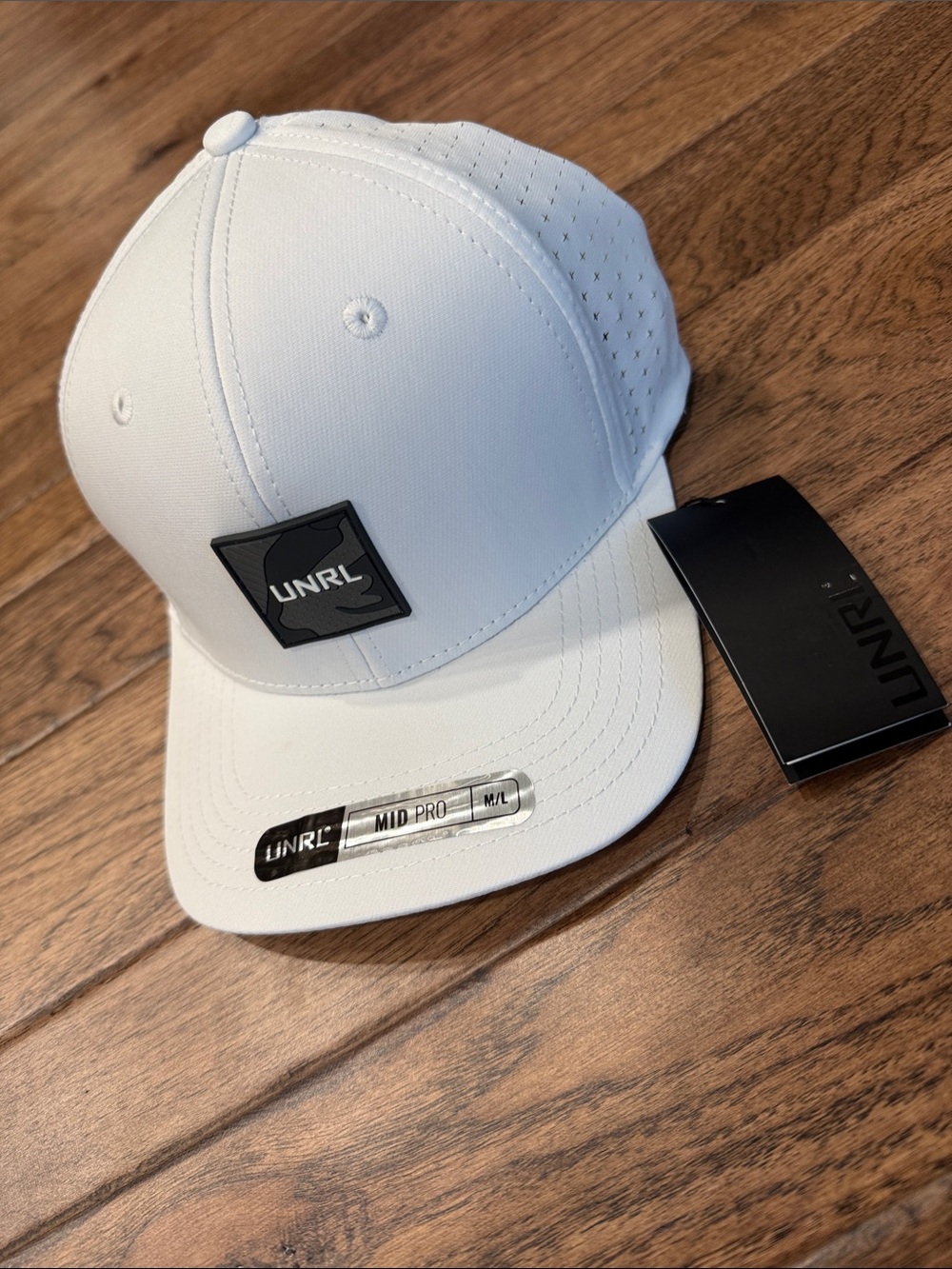 UNRL White Performance Hat- NEW